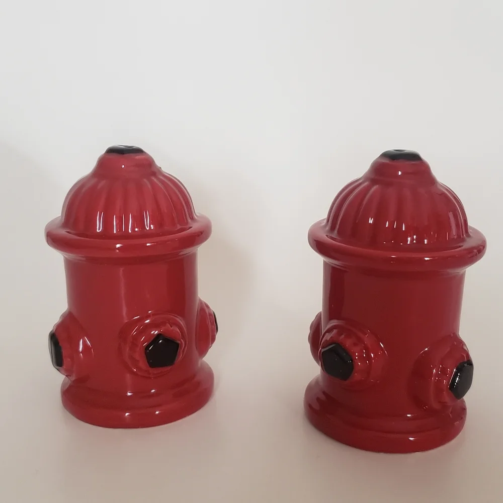 Fire Hydrant Salt and Pepper Shakers
